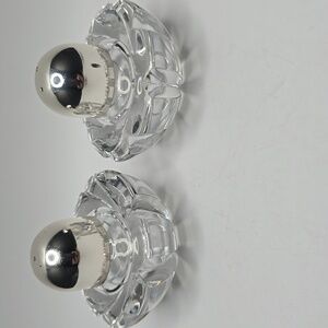 Crystal Salt & Pepper Shakers